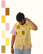 The Yellow Signal Patchwork Embroidered Shirt