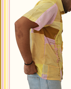 The Yellow Signal Patchwork Embroidered Shirt