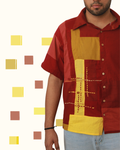 The Red Hotline Patchworked Shirt