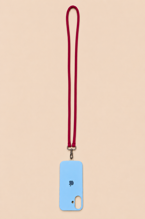 Fabric Plain Cell Phone Holder and Crossbody Phone Sling/ Lanyard