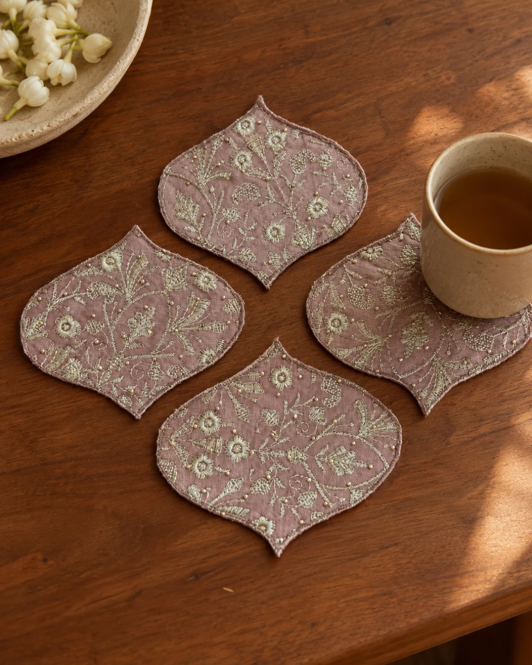 Decorative Fabric Coasters