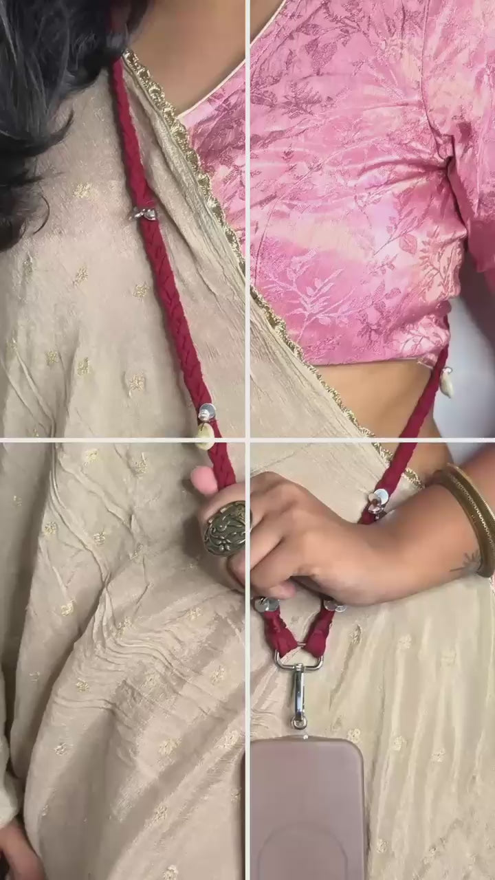 Demo to wear the phone sling